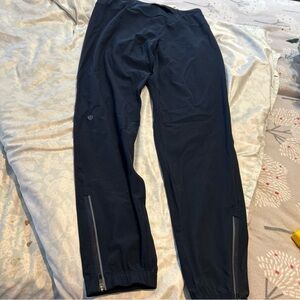 Lululemon Men’s Surge Jogger Small Navy Blue Zip Ankles Drawstring W Gym Run